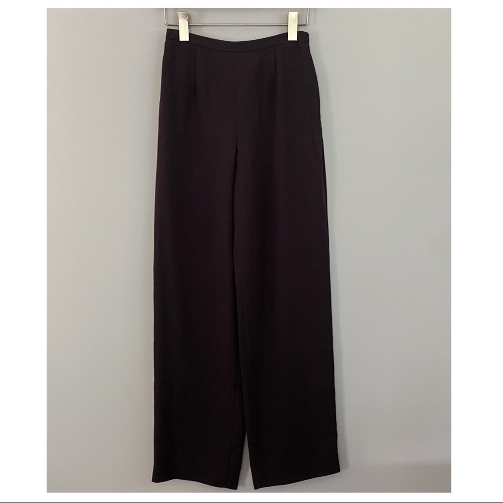Giorgio Armani Black Label Black Side Zip Trouser
